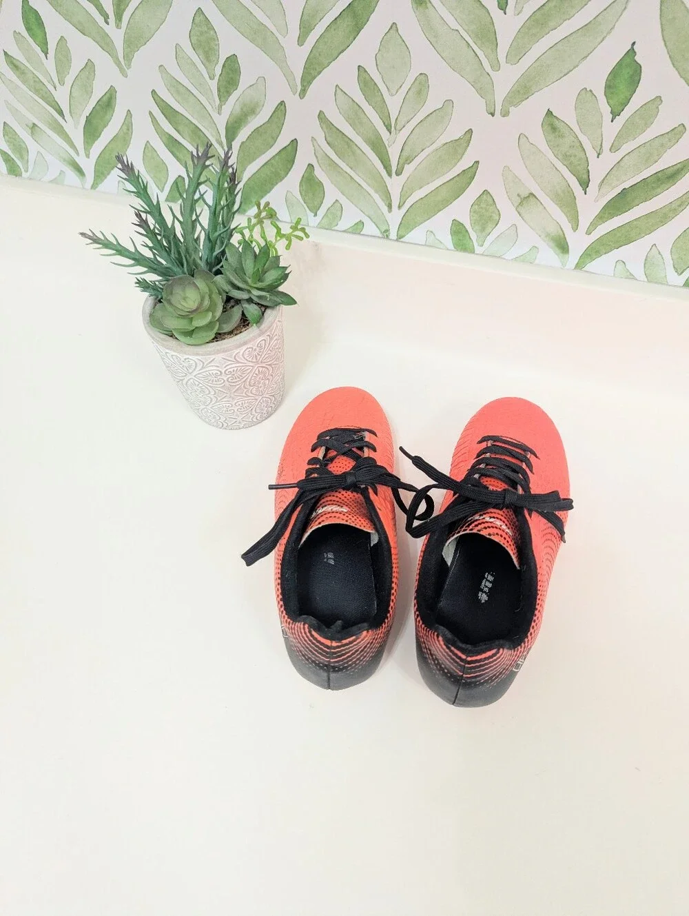 Orange Soccer Cleats Youth 4 Unisex Football Sports